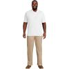 Lands’ End Men’s Short Sleeve Comfort-First Mesh Polo Shirt(White)