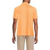 Lands’ End Men’s Short Sleeve Performance Pieced Yoke Hybrid Polo(Orange Mist Space Dye)