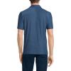 Lands’ End Men’s Short Sleeve Performance Pieced Yoke Hybrid Polo(Radiant Navy Spacedye)