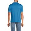 Lands’ End Men’s Short Sleeve Tipped Welt Pocket American-Grown Supima Cotton Polo(Blue Hyacinth)