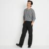 Lands’ End Men’s Squall Waterproof Insulated Snow Pants(Black)