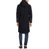 Lands’ End Men’s Squall Waterproof Insulated Winter Stadium Coat(Black)