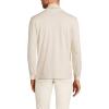 Lands’ End Men’s Super-T Cotton-Blend Turtleneck Shirt(Flax Heather)