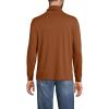 Lands’ End Men’s Super-T Cotton-Blend Turtleneck Shirt(Rich Ginger Brown)