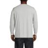 Lands’ End Men’s Super-T Long Sleeve T-Shirt with Pocket(Gray Heather)