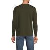 Lands’ End Men’s Super-T Long Sleeve T-Shirt with Pocket(Havana Brown)