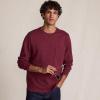 Lands’ End Men’s Super-T Long Sleeve T-Shirt with Pocket(Rich Burgundy Heather)