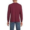 Lands’ End Men’s Super-T Long Sleeve T-Shirt with Pocket(Rich Burgundy Heather)