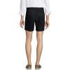 Lands’ End Men’s Traditional Fit 6″ No Iron Chino Shorts(Black)