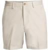 Lands’ End Men’s Traditional Fit 6″ No Iron Chino Shorts(Light Stone)