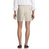 Lands’ End Men’s Traditional Fit 6″ No Iron Chino Shorts(Light Stone)