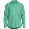 Lands’ End Men’s Traditional Fit Comfort-First Sail Rigger Oxford Shirt(Bay Water Green)