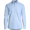 Lands’ End Men’s Traditional Fit Comfort-First Sail Rigger Oxford Shirt(Blue)