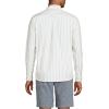 Lands’ End Men’s Traditional Fit Comfort-First Sail Rigger Oxford Shirt(Desert Tan/White Stripe)