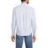 Lands’ End Men’s Traditional Fit Long Sleeve Travel Kit Shirt(Bourbon/White Plaid)