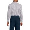 Lands’ End Men’s Traditional Fit Solid No Iron American-Grown Supima Pinpoint Buttondown Collar Dress Shirt(Lush Burgundy Multi Check)
