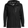 Lands’ End Men’s Waterproof Rain Jacket(Black)