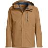 Lands’ End Men’s Waterproof Rain Jacket(Canyon Camel)