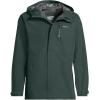 Lands’ End Men’s Waterproof Rain Jacket(Evening Forest)