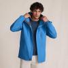 Lands’ End Men’s Waterproof Rain Jacket(Muted Cobalt Blue)