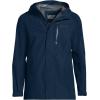 Lands’ End Men’s Waterproof Rain Jacket(Radiant Navy)