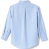 Lands’ End School Uniform Boys Long Sleeve Oxford Dress Shirt(Blue)