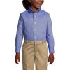 Lands’ End School Uniform Boys Long Sleeve Oxford Dress Shirt(French Blue)