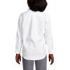Lands’ End School Uniform Boys Long Sleeve Oxford Dress Shirt(White)
