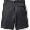 Lands’ End School Uniform Boys Plain Front Blend Chino Shorts(Black)