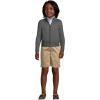 Lands’ End School Uniform Boys Plain Front Blend Chino Shorts(Khaki)