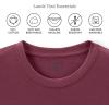 Lands’ End School Uniform Boys Short Sleeve Essential T-Shirt(Burgundy)