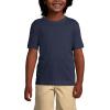 Lands’ End School Uniform Boys Short Sleeve Essential T-Shirt(Classic Navy)
