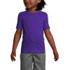 Lands’ End School Uniform Boys Short Sleeve Essential T-Shirt(Deep Purple)