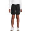 Lands’ End School Uniform Girls Mesh Gym Shorts(Black)