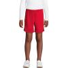 Lands’ End School Uniform Girls Mesh Gym Shorts(Red)