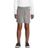 Lands’ End School Uniform Girls Mesh Gym Shorts(Stone Gray)