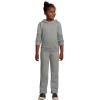 Lands’ End School Uniform Girls Sweatpants(Pewter Heather)