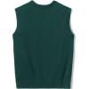 Lands’ End School Uniform Kids Cotton Modal Fine Gauge Sweater Vest(Evergreen)