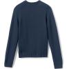 Lands’ End School Uniform Kids Cotton Modal V-Neck Sweater(Classic Navy)