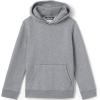 Lands’ End School Uniform Kids Hooded Pullover Sweatshirt(Pewter Heather)