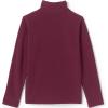 Lands’ End School Uniform Kids Lightweight Fleece Quarter Zip Pullover(Burgundy)