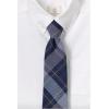 Lands’ End School Uniform Kids Plaid To Be Tied Tie(Classic Navy Plaid)