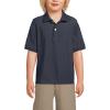 Lands’ End School Uniform Kids Short Sleeve Mesh Polo Shirt(Classic Navy)