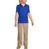 Lands’ End School Uniform Kids Short Sleeve Rapid Dry Polo Shirt(Cobalt)
