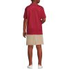 Lands’ End School Uniform Kids Short Sleeve Rapid Dry Polo Shirt(Garnet)