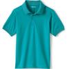 Lands’ End School Uniform Kids Short Sleeve Rapid Dry Polo Shirt(Teal Breeze)