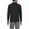 Lands’ End School Uniform Young Men’s Long Sleeve Mesh Polo Shirt(Black)