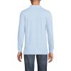 Lands’ End School Uniform Young Men’s Long Sleeve Mesh Polo Shirt(Blue)