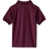 Lands’ End School Uniform Young Men’s Short Sleeve Rapid Dry Polo Shirt(Burgundy)