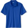 Lands’ End School Uniform Young Men’s Short Sleeve Rapid Dry Polo Shirt(Cobalt)